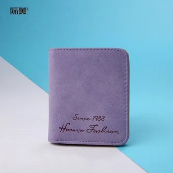 

PU leather women short thin wallet mini handbag coin purses small pouch bags female carteira feminina carteras mujer for girls