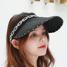 Модная мужская и женская летняя Складная бейсбольная кепка регулируемая Панамы с широкими полями с пустым верхом HSJ88