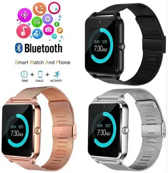 

10pcs Smart Watch GT08 Plus Metal Strap Bluetooth MEN Wrist Smartwatch Support Sim TF Card Android&IOS Watch PK dz09 Q18 A1