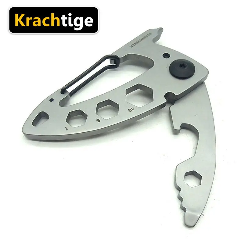 

Krachtige Multi Screwdriver Sets Hex Wrench EDC Keychain Bottle Opener Hand Tools Wire Cutter