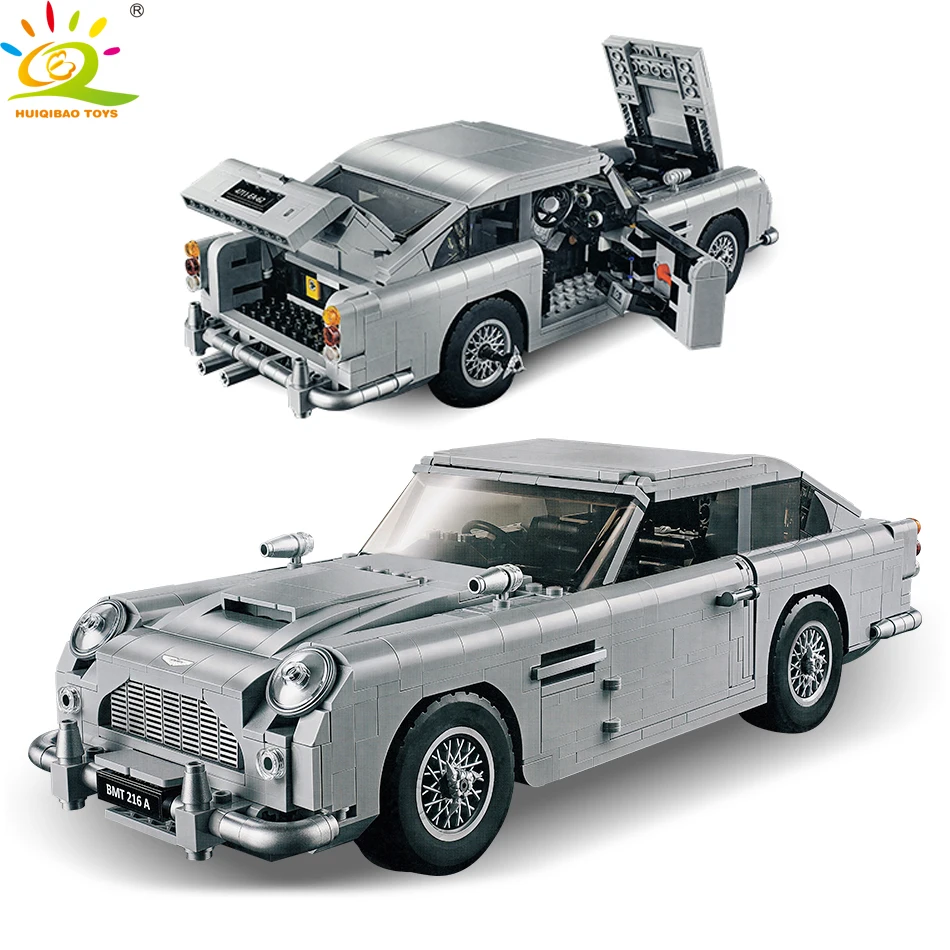 

1314pcs Speed Racing car 007 DB8 Building Blocks Compatible Legoed technic Car vehicle Bricks Educational Toys for Children Boy