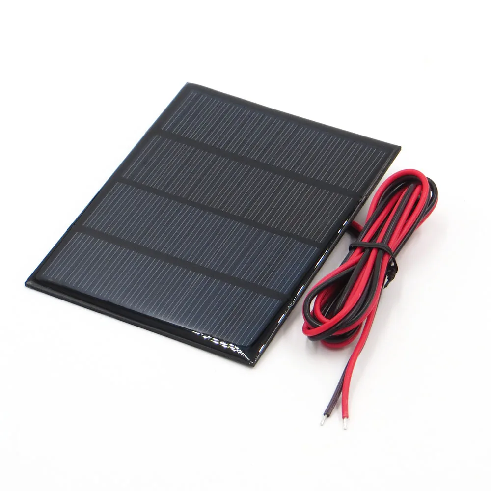 

1pc x 12V 1.5W 100Ma Polycrystalline Silicon Solar Panel Module Mini 18V Solar Cells Battery Phone Charger With Welding Wire