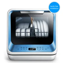 Midea Free Standing Mini Countertop Electric Dish washer Hands Free Installation Automatic Dishwasher Machine for Dishes
