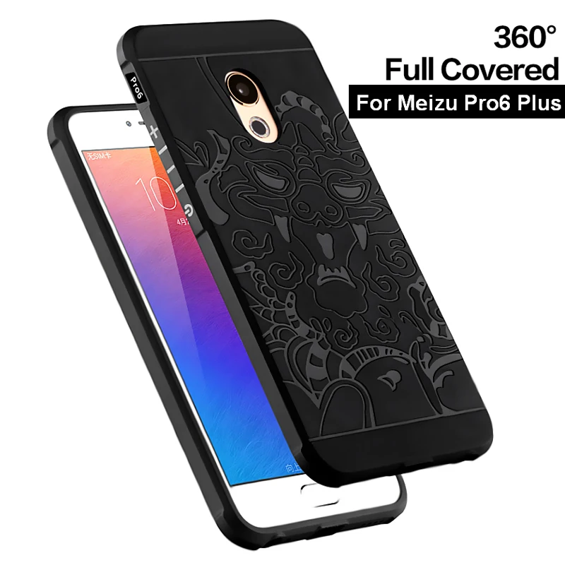 For Meizu Pro 6 Plus Anti Knock Armor Silicone Phone Cases for meizu pro 6 plus anti knock armor silicone phone cases