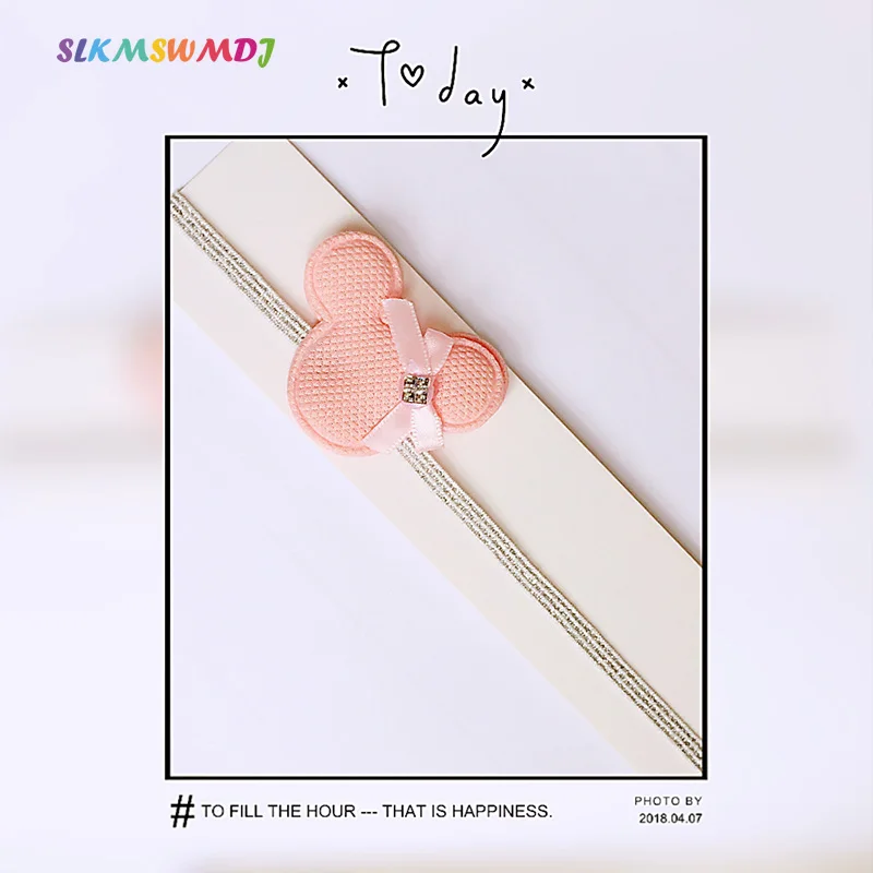 

SLKMSWMDJ Headband Bow For Baby Girl Solid Color Cute DIY Hairbands Turban Knot Kids Turbans Accessoire Holiday Gift 10 Styles