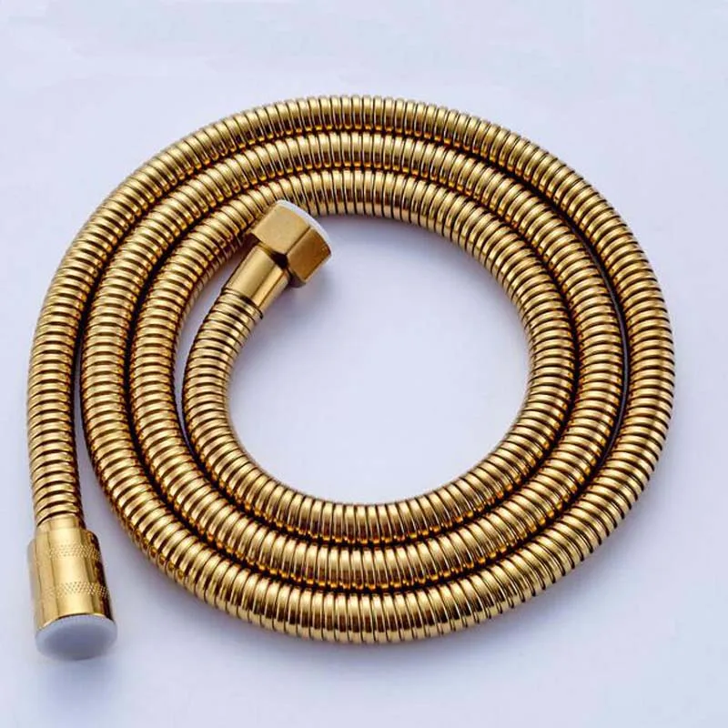 Buy Luxury Golden Finish 1/2" Connection Hose Bathroom