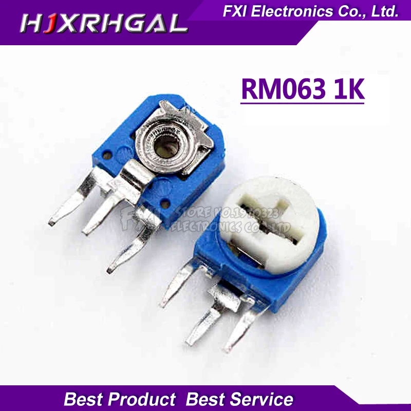 20pcs RM063 1k ohm blue and white can be adjusted resistance
