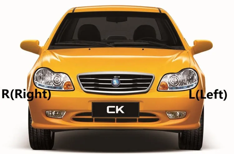 Для Geely CK, CK3, автомобильный передний головной светильник, головной светильник, прозрачная крышка