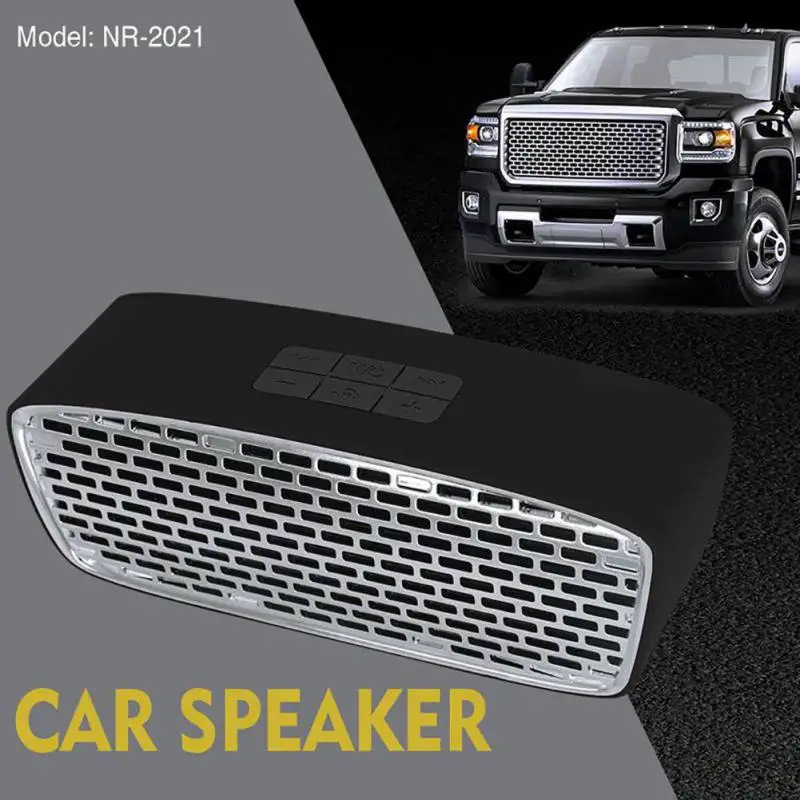 NR- HIFI динамик 3D Surround Stereo Car внешние bluetooth-колонки беспроводной Bluetooth 5,0 поддержка AUX TF карты FM радио