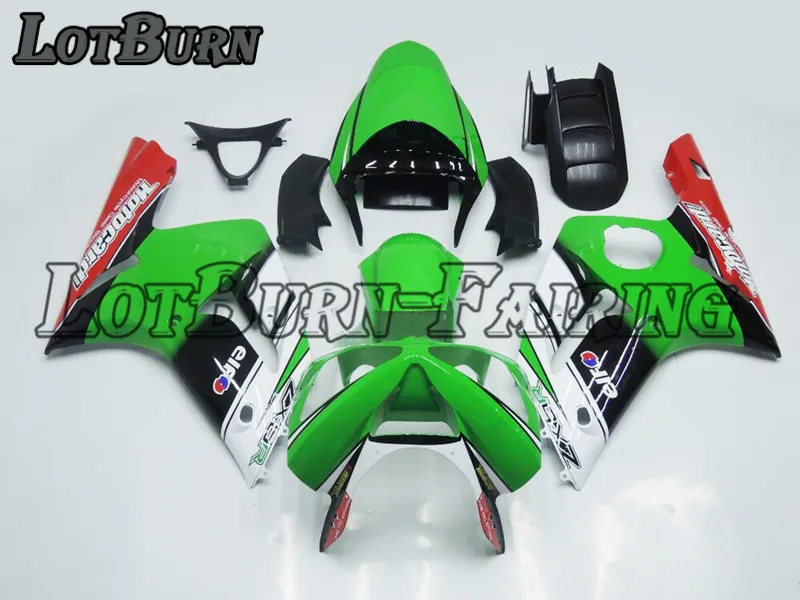 

Custom Made Motorcycle Fairing Kit Fit For Kawasaki ZX6R 636 ZX-6R 2003 2004 03 04 ABS Fairings fairing-kit Injection 005