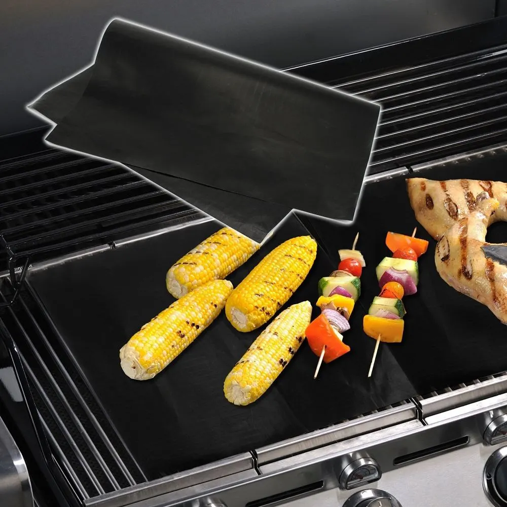 Не пригорающий ptfe BBQ вкладыши духовка лайнер лист для гриля барбекю лайнер многоразовые тефлоновые кулинарные листы