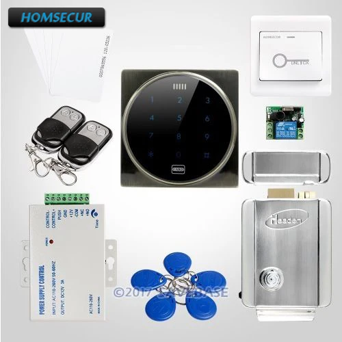 

HOMSECUR Waterproof Green Bronze Color ID Access Control Kit + WG26/34 Input and Output