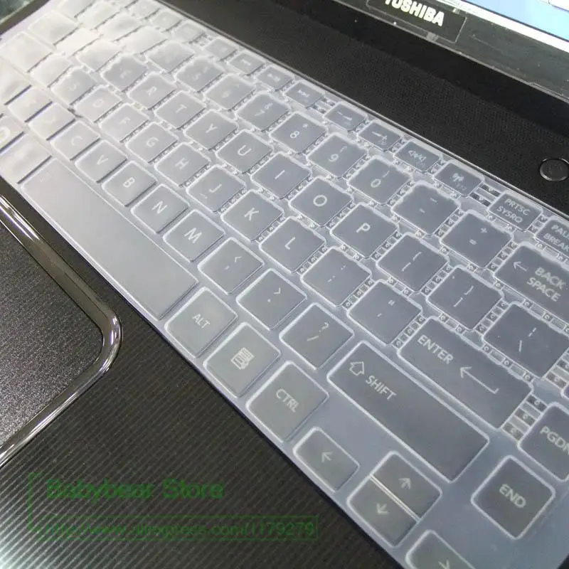 14 дюйм чехол для клавиатуры протектор для toshiba Satellite L830 P800 M805 L800 S40D-A M800 M840 L40-A C40-A l40 s40d C800 C805D - Цвет: clear