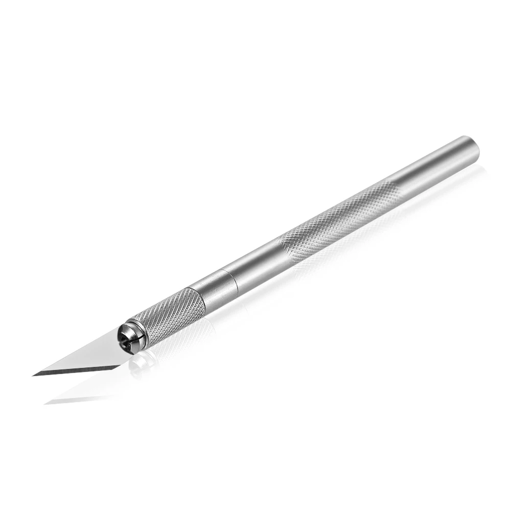 Художественный резак; многофункциональный нож художественная ручка нож прецизионный резак DIY ремесло резной нож комплект с лезвиями скальпеля алюминиевая ручка