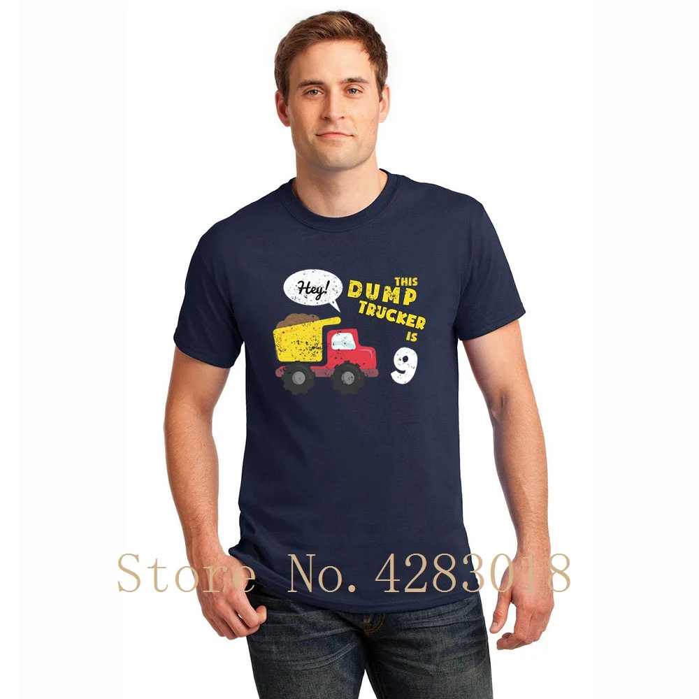 9th день рождения партии большой самосвал строительство футболка для мужчин с
