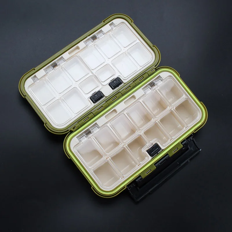 Горячее предложение! распродажа! Пластиковая коробка высокой емкости, цементный многосегментный водонепроницаемый противоударный чехол с двойным замком, контейнер для хранения