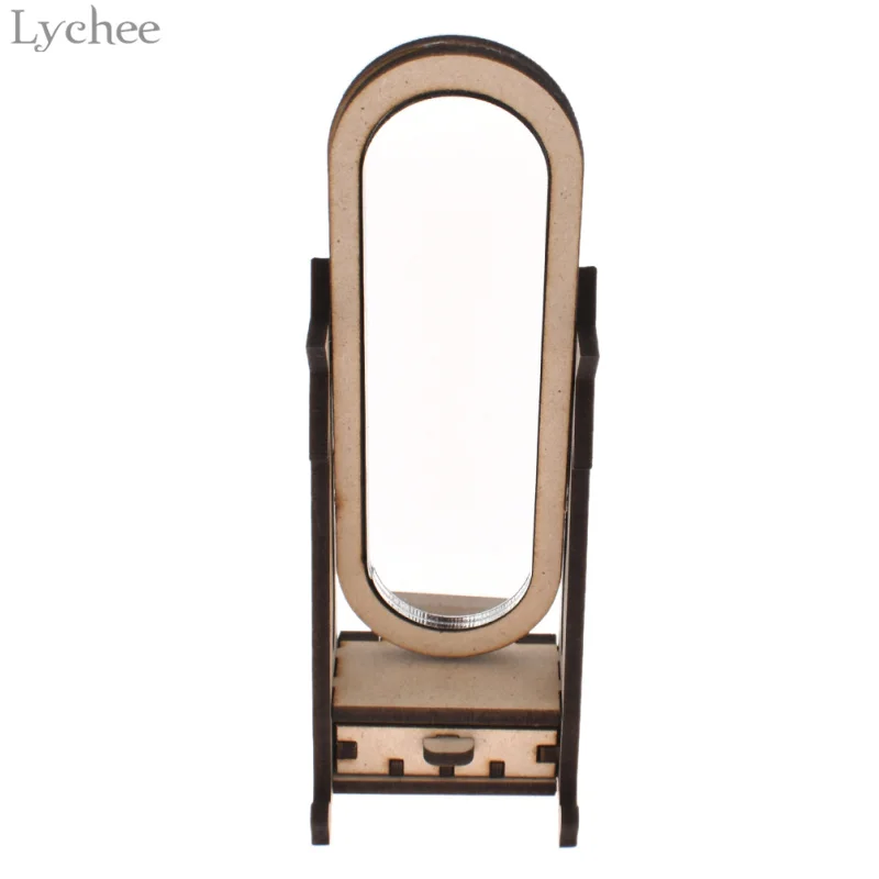 Lychee Mirror 3D Puzzle Wooden Toys Model Simulation Mirror Model For