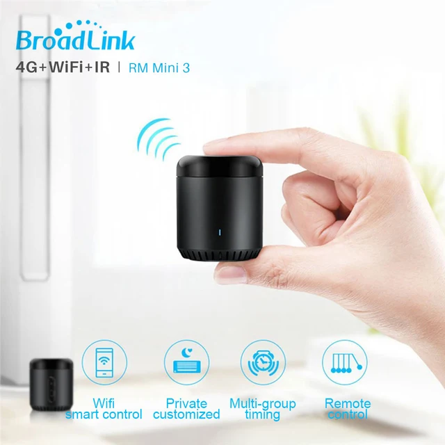 Broadlink RM Mini3 Universal Intelligent WiFi IR Remote Controller Wireless App Control Via iOS Android Smart Home Automation