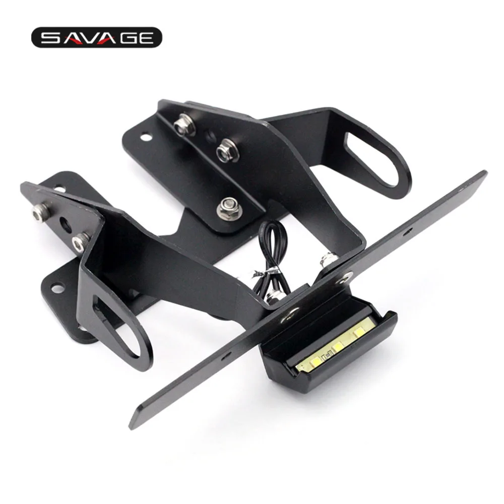 Держатель Номерного светодиодный свет для KAWASAKI Z1000 2007-2009, Z750R Z750 2007-2012 мотоциклетные ХВОСТ Tidy Fender Eliminator