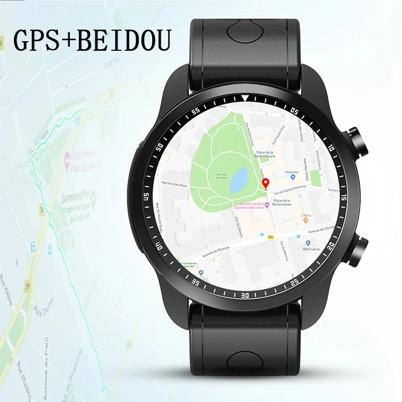 GPS Beidou 4G ram 1 Гб rom 16 Гб Смарт-часы Android 6,0 1,3 дюймов ips lcd спортивные смарт-наручные часы водонепроницаемые MTK6737 wifi Bluetooth