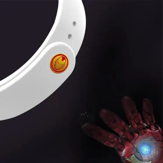 avengers marvel For Xiaomi Mi Band 4 3 2 Bracelet Strap Miband 3 2 Strap Wristband Band For Mi Band 2 3 4 Silicone - Цвет ремешка: white NO.3