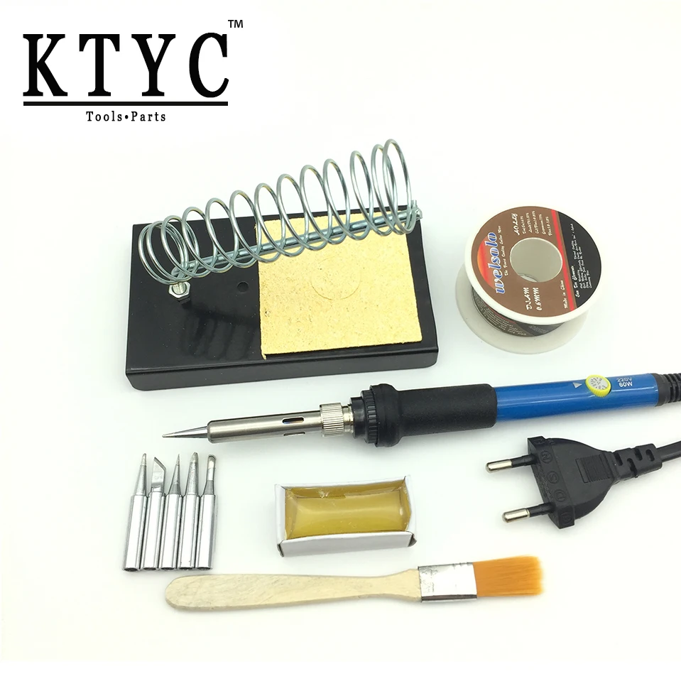 KTYC 220V/110V 60W Adjust Temperature Electric Soldering Iron Solder