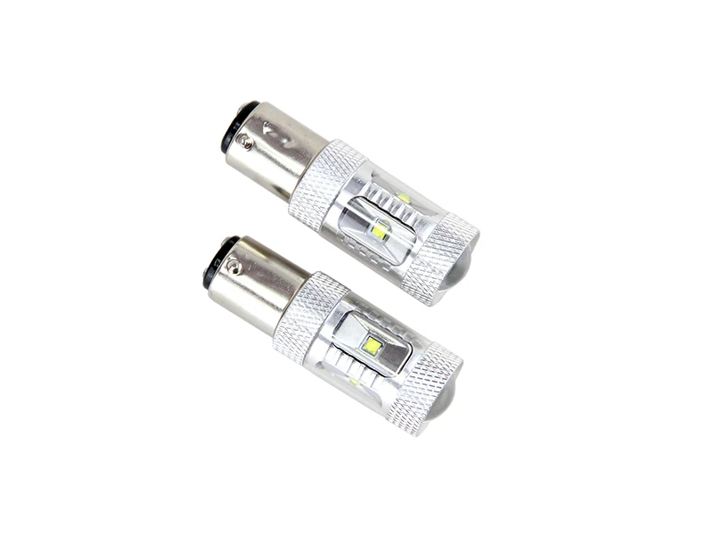 2x30 Вт S25 1157 Bay15D Cree чиповый светодиод лампа накаливания P21/5 W Автомобильные обратные запасные сигнальная лампочка поворота парковочный сигнал свет DC12V~ 24 V