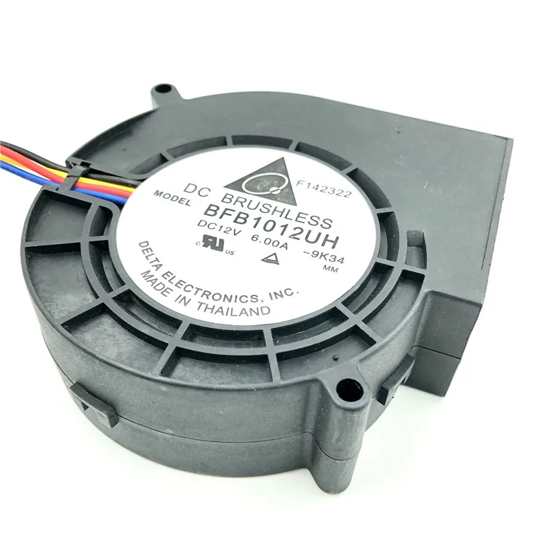 9733 blower fan 12V 6A BFB1012UH Ultra-violent High Air volume PWM fan 9.7CM Cooling fan Server Square Fan 97x97x33mm