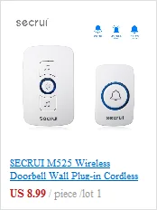 LESHP 1080P Wireless WiFi Battery Ring Video Doorbell HD 2.4G Phone Remote PIR Motion Two-way Talk Home Alarm Security Doorbell