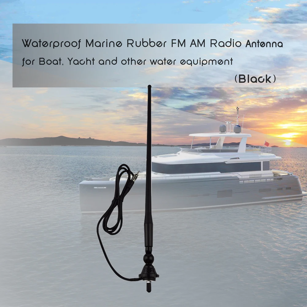 Морской Bluetooth водонепроницаемый стерео FM AM Аудио Автомобильный MP3-плеер радио+ 4 дюймовый морской крафт-коробка Колонка для мотоцикла+ морская антенна