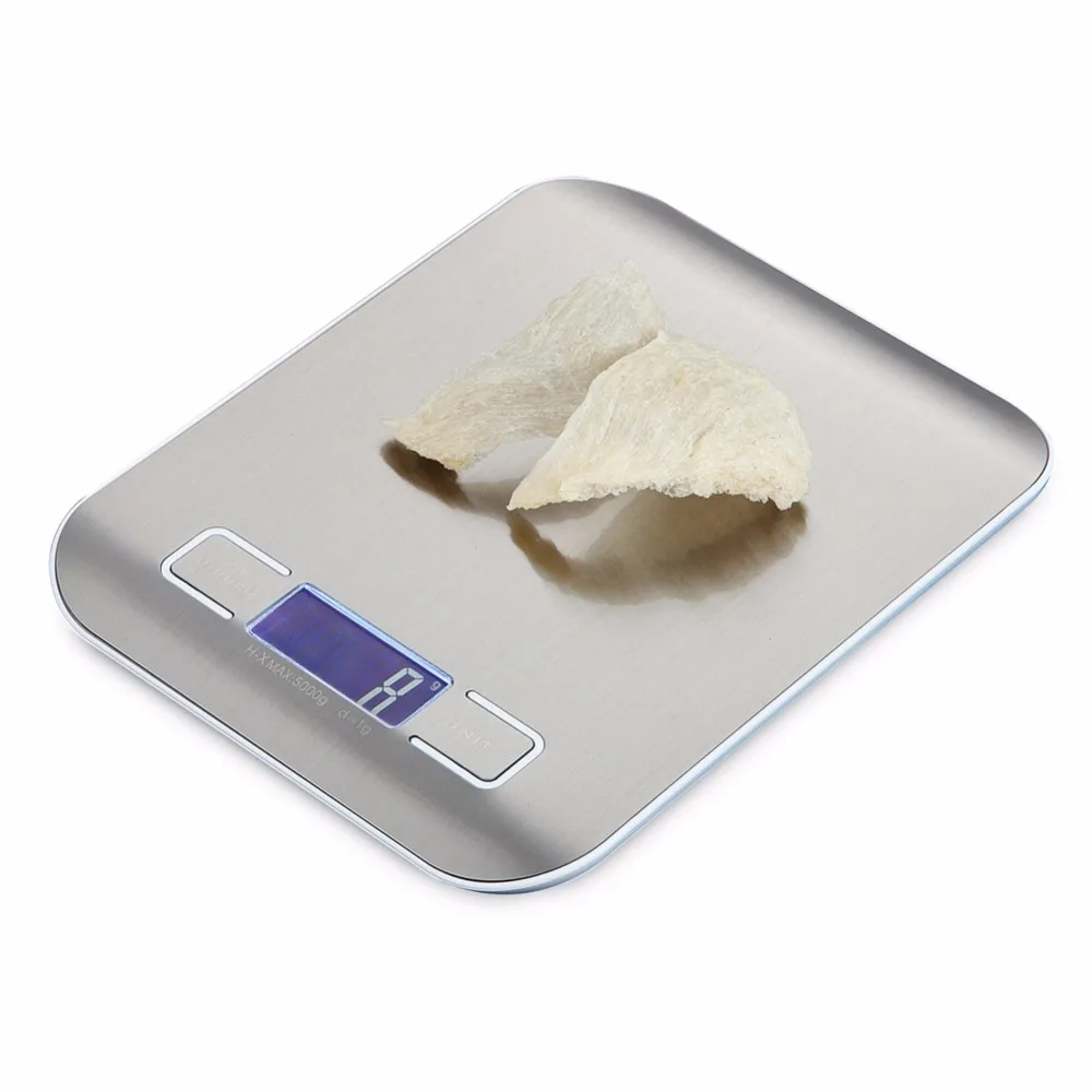 AUBIG Digital Multi-function food kitchen Scale 11lb 176 унц. Ц. платформа из нержавеющей стали с ЖК-дисплеем инструмент для приготовления пищи 5 кг/1 г