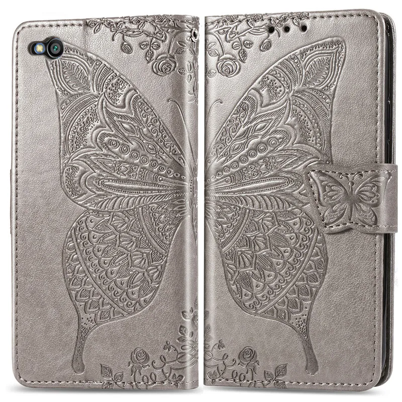 xiaomi leather case design 3D Butterfly Wallet Flip Case For Xiaomi Redmi 8 7A 6A 5 Plus 4A 4X Note 8 8T 5A 4 5 7 6 Pro Go Mi A1 5X A2 8 Lite 7A 8A Cover xiaomi leather case handle Cases For Xiaomi