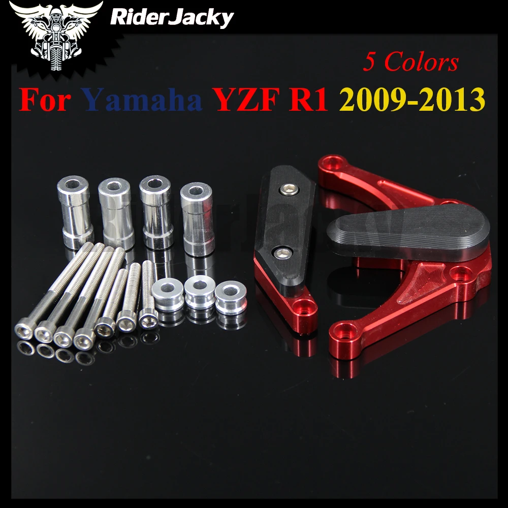 Мотоцикл с ЧПУ рамки ползунки протектор Краш колодки для Yamaha YZFR1 YZF-R1 2009 2010 2011 2012 2013