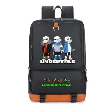 UN24 Аниме игра «Undertale» Школьный Рюкзак Bookbag косплэй Frisk Toriel Sans Papyrus Путешествия плеча ноутбук сумки геймеров вентиляторы подарок - Цвет: UN24