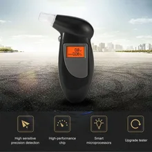 Backlight Digital Alcohol Breath Tester Breathalyzer Analyzer LCD Detector Backlight Light