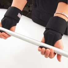 2 шт. сильные профессиональные тренировки с поднятием тяжестей крюк для занятий в спортзале сцепление ремень перчатки, поддержка запястья противоскользящие практичные регулируемые Наручные Ремни