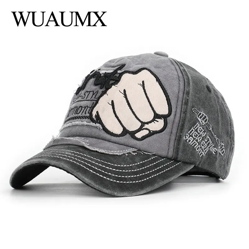 Wuaumx новый бейсбол кепки для женщин мужские головные уборы и s Дальнобойщик хлопок открытый уличная круглая Кепка ,кепка мужская, кепка