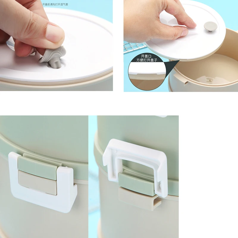 Горячий японский Microwavable пластиковый Ланч-бокс герметичный Bento box кухонный пищевой контейнер портативный ланчбокс для детей