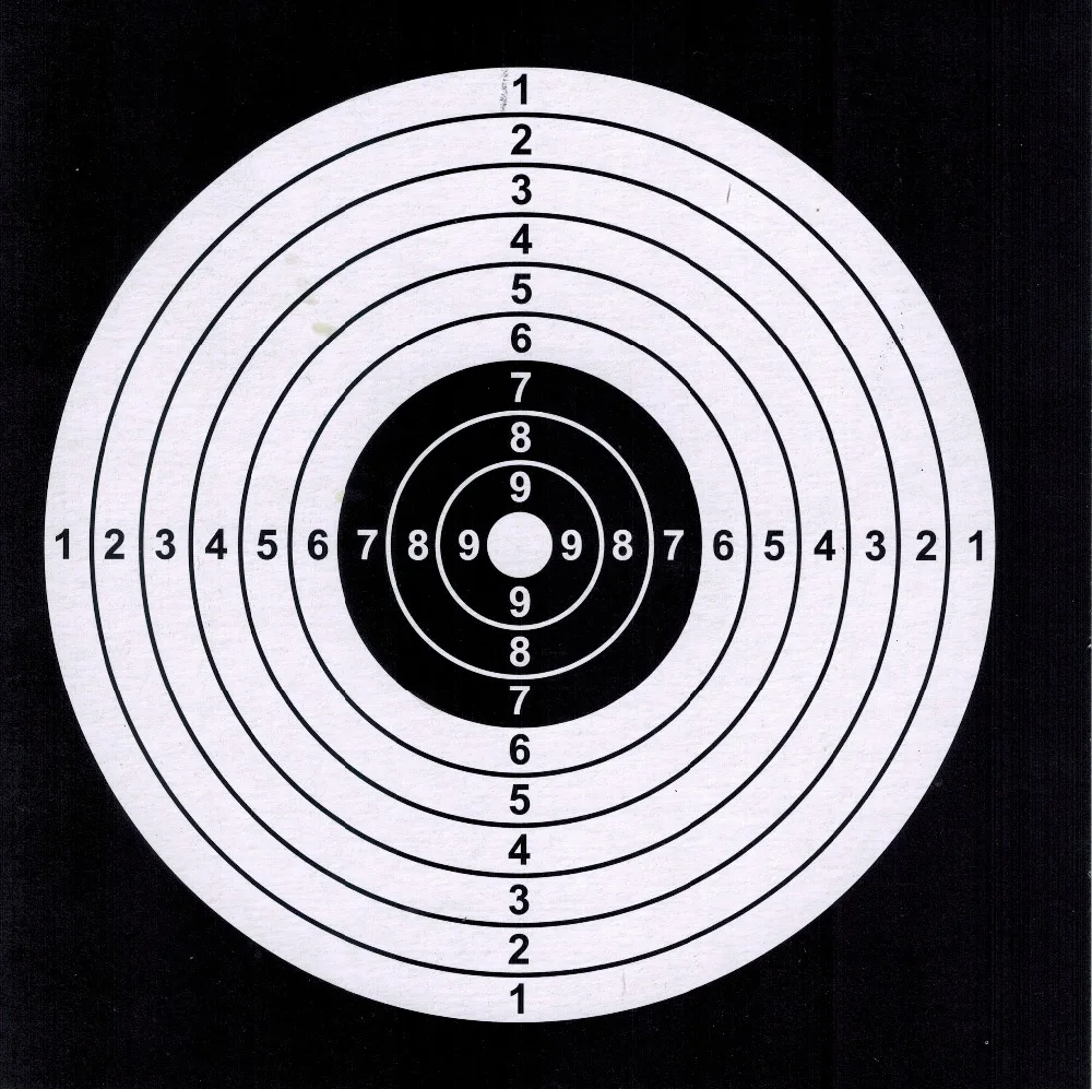 25/50 шт Открытый целевой бумажная цель для стрельбы цели 5,5 дюйма x 5,5 дюйма(14x14 см