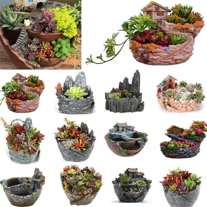 BESTOYARD современный Сказочный Сад DIY Миниатюрный бонсай полимерный горшок горшки