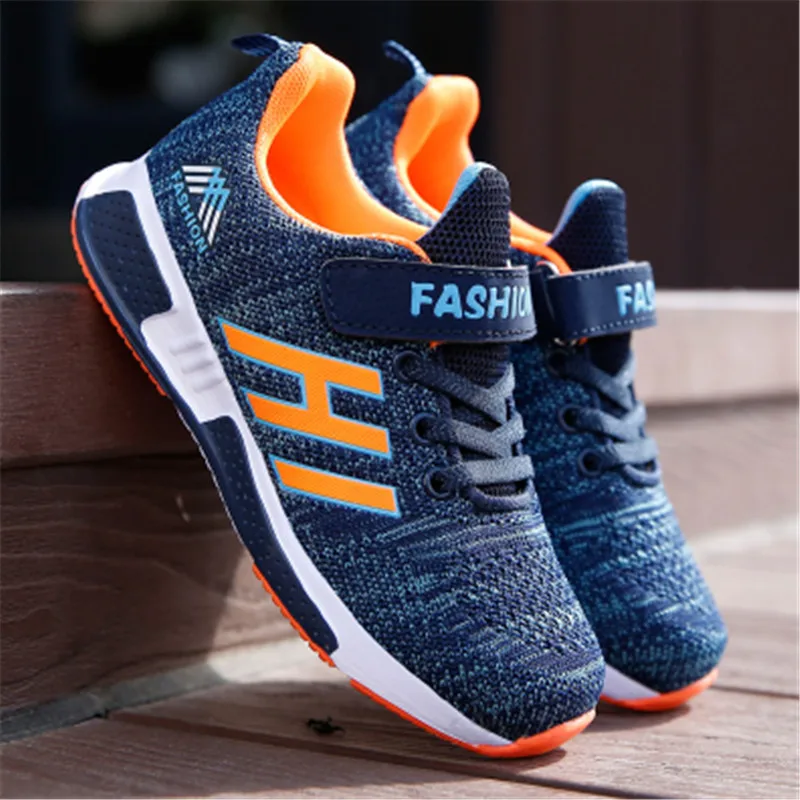 Size26-37, Детская уличная спортивная обувь, обувь для детей, г., дизайнерские домашние Нескользящие кроссовки Повседневная сетчатая обувь для мальчиков и девочек
