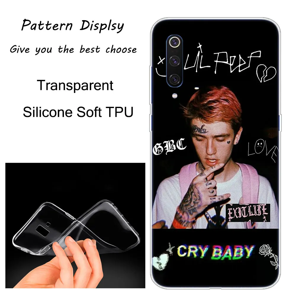 Модный мягкий силиконовый чехол Lil Peep для Xiao mi Pocophone F1 mi 5X A1 6X A2 8 SE Lite Play mi x3 9 9SE 9T Pro CC9