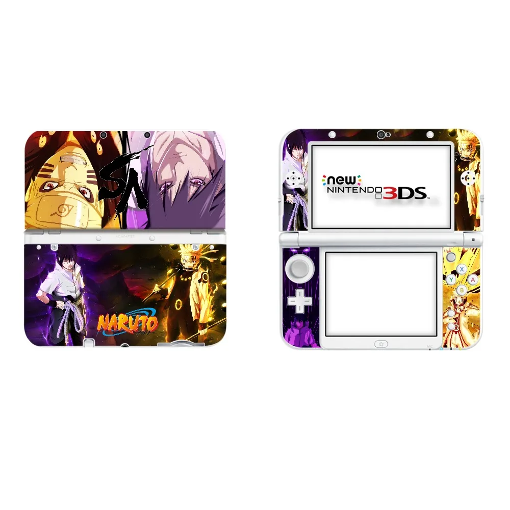 Аниме Наруто винил Обложка Наклейка кожи Стикеры для новых 3DS XL скины Стикеры s для новых 3DS LL винил кожи стикеры протектор