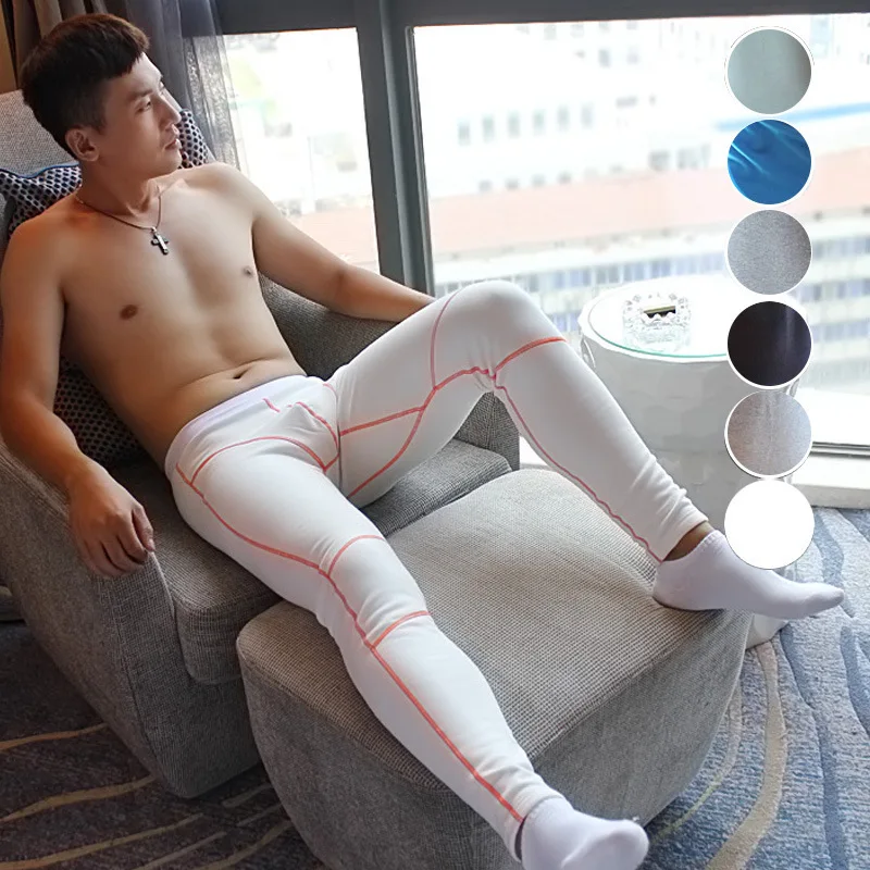 Men's Underwear Comfortable Cotton Cashmere Male Winter Warm Pants Long Johns Leggings HJL913