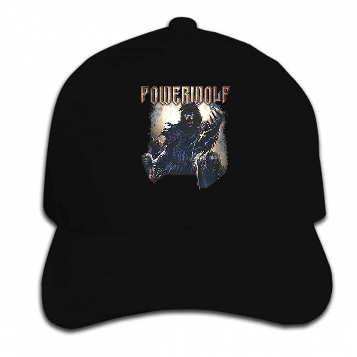 Принт бейсбольная кепка под заказ Blessed amp ossed Touredition Powerwolf Мужская Солнцезащитный козырек Кепка