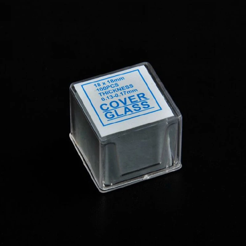100 шт. стеклянная крышка для микроскопа 18 х18 мм|microscope slides|microscope cover slipcover slip |