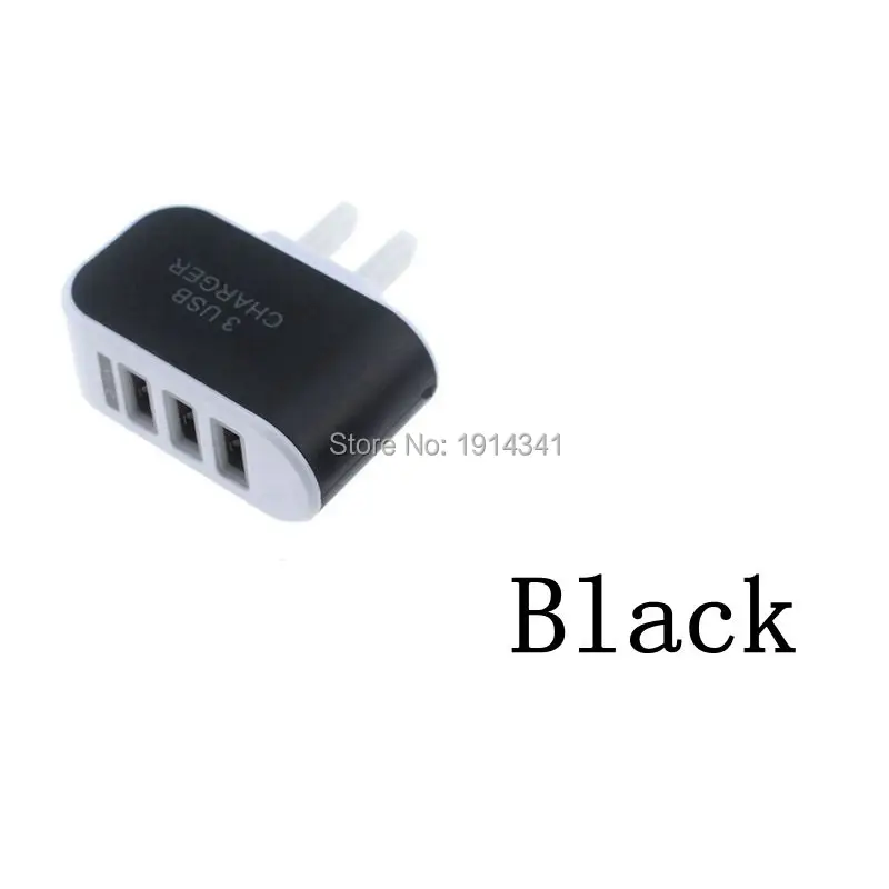 SZAICHGSI 3 usb порт 5 В 3.1A США вилка Хороший USB путешествия настенное зарядное устройство для iphone 7 6 5 samsung мобильный телефон адаптер 50 шт