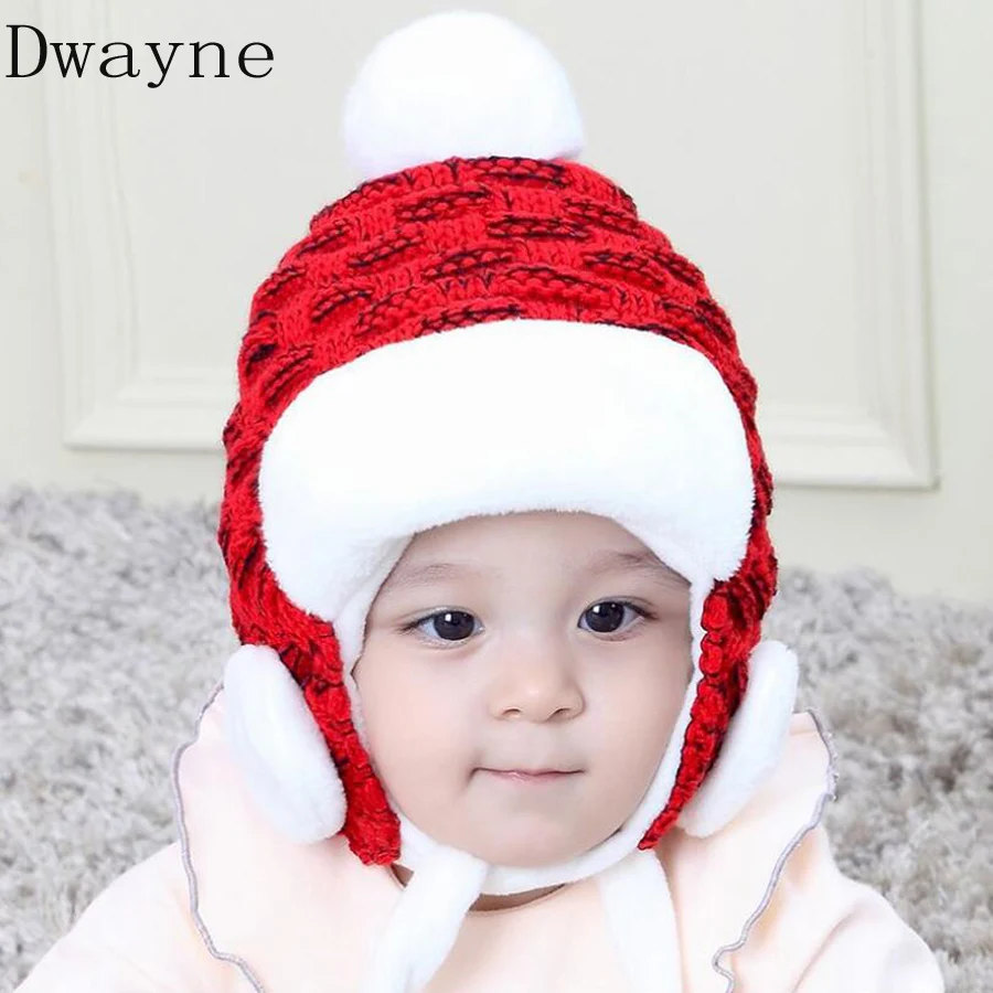 1 3 Years Baby Girl winter Hat Knitted Hat Christmas gift Children Kids