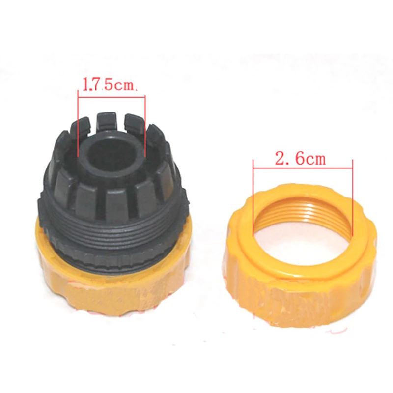 5 шт. = один комплект 3/4 дюйма разъем водопровод шланг ремонт быстрый разъем трубы расширить разъем желтый