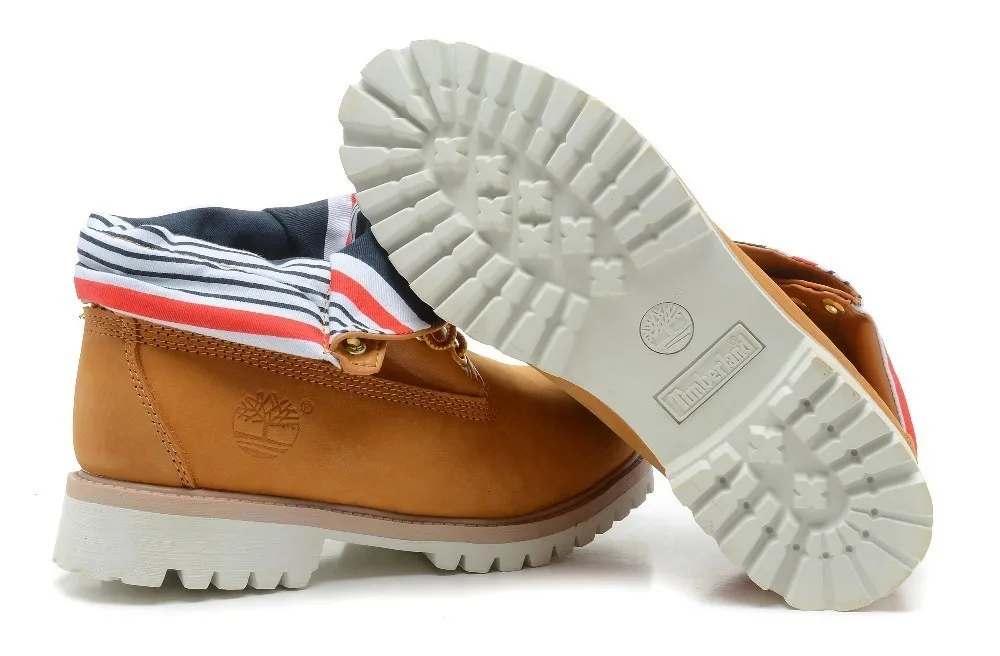 TIMBERLAND для мужчин Классический шотландский узор открытый Отогнутый край Повседневная обувь, мужской пояса из натуральной кож